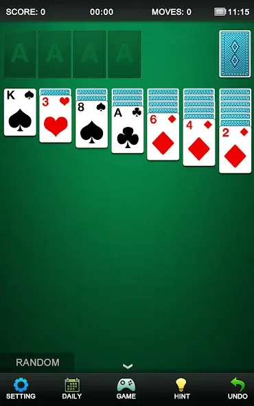 Solitaire! Classic Card Games [МОД: Много монет, Открытые уровни и Мега MOD] Screenshot 1