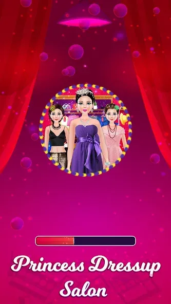 Princess Makeup Dressup Salon (Принцесса Мейкап Дрессап Салон) [МОД: Много монет, Открытые уровни и Мега MOD] Screenshot 1