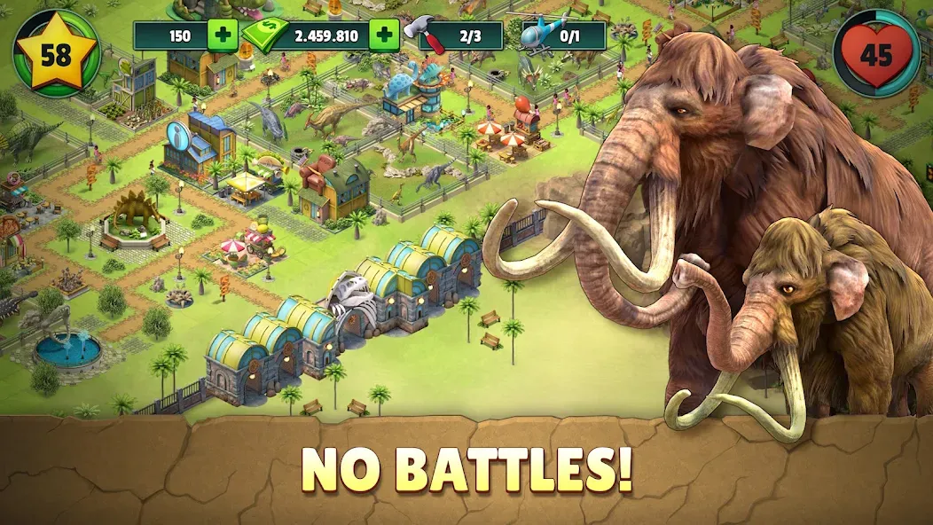Jurassic Dinosaur: Dino Game (Динозавры юрского периода) [МОД: Меню, Бесконечные монеты и Открытые уровни] Screenshot 1
