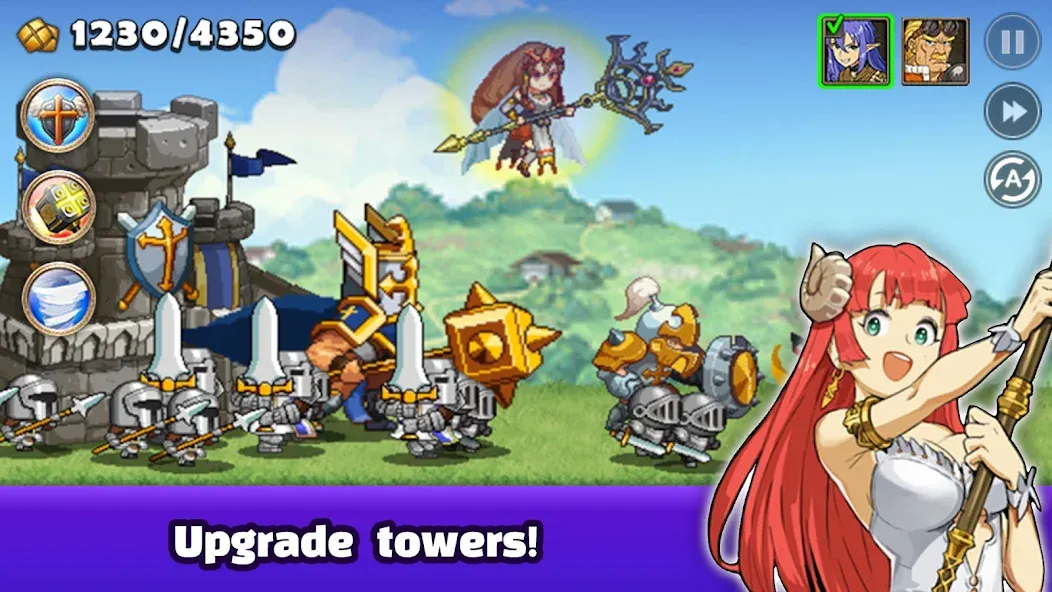 Kingdom Wars - Tower Defense (Кингдом Варс) [МОД: Бесконечные деньги, Монеты и Мега MOD] Screenshot 2