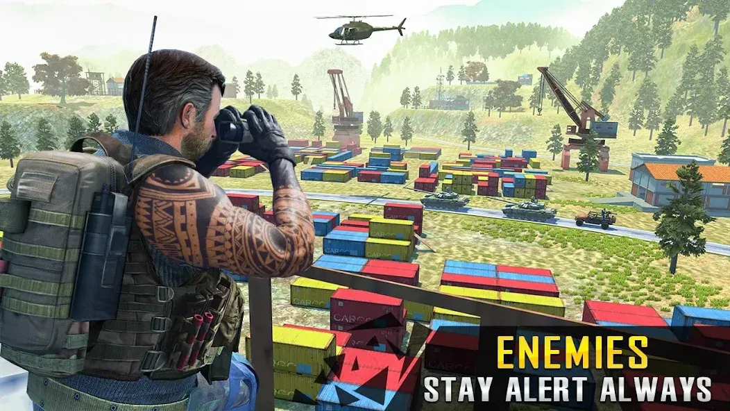 Commando War Army Game Offline [МОД: Деньги, Монеты и Меню MOD] Screenshot 2