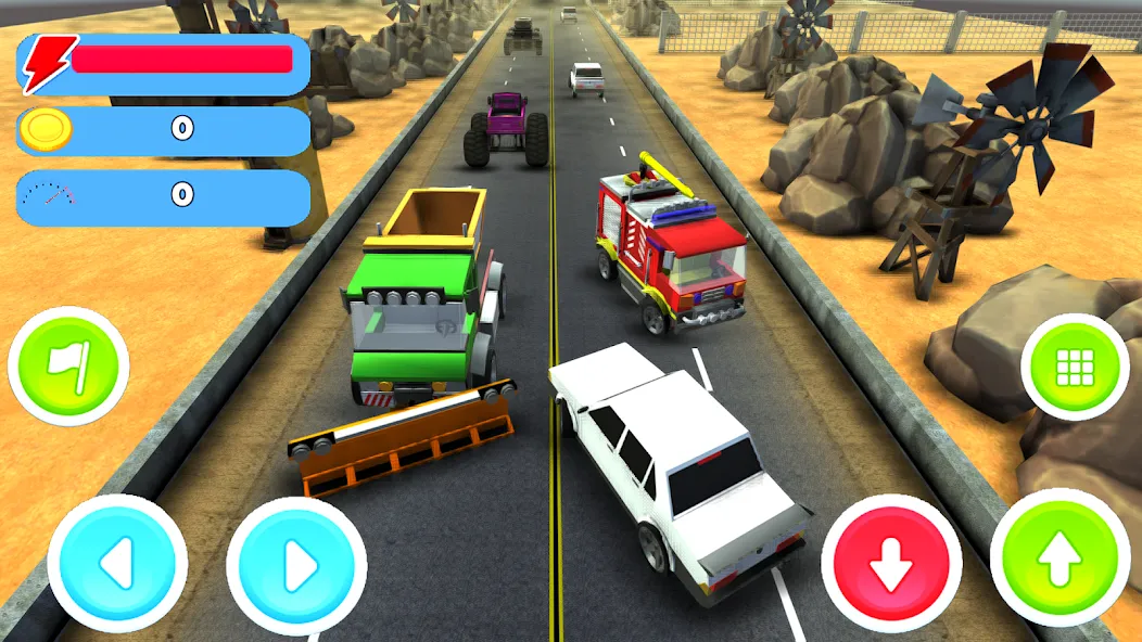 Toy Truck Drive [МОД: Все открыто, Дополнительные деньги и Меню MOD] Screenshot 2