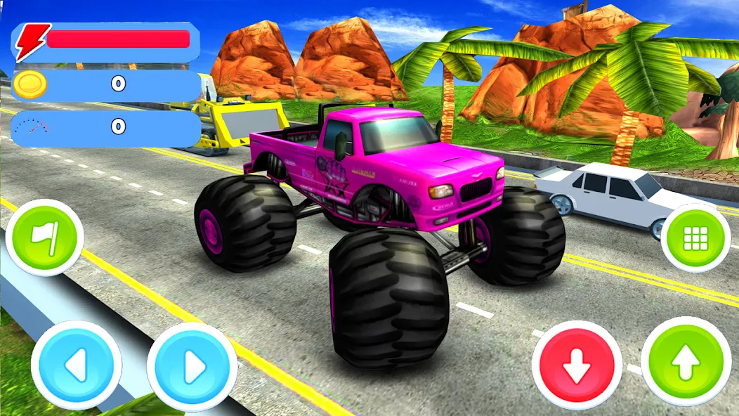 Toy Truck Drive [МОД: Все открыто, Дополнительные деньги и Меню MOD] Screenshot 4