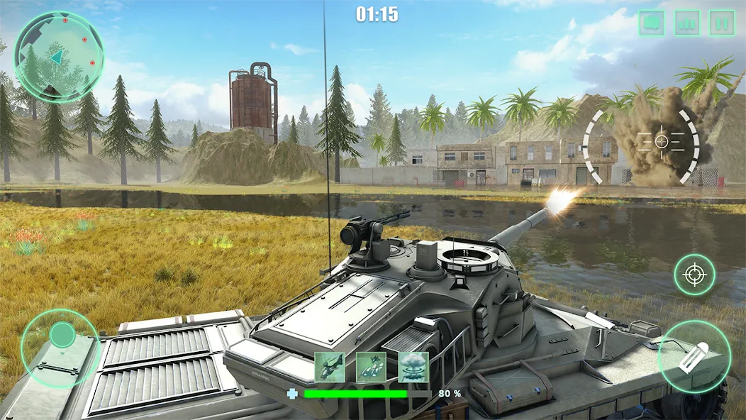 World Tanks War: Offline Games (Танковые военные машины Блиц) [МОД: Много монет, Открытые уровни и Мега MOD] Screenshot 5