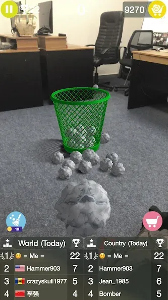 Paper Bin AR (Папер Бин) [МОД: Все открыто, Дополнительные деньги и Меню MOD] Screenshot 3