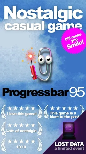 Progressbar95 - nostalgic game (Прогрессбар95) [МОД: Бесконечные деньги, Монеты и Мега MOD] Screenshot 1