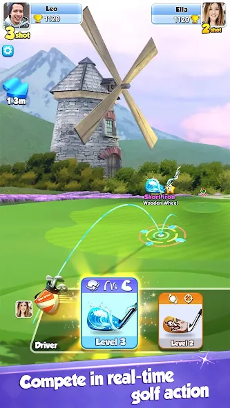 Golf Rival - Multiplayer Game (Гольф Ривал) [МОД: Деньги, Монеты и Меню MOD] Screenshot 2