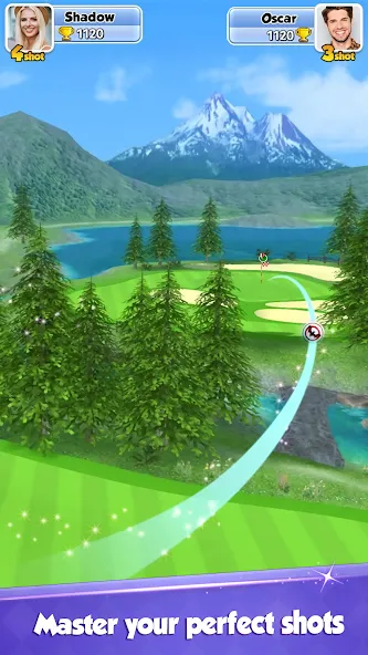 Golf Rival - Multiplayer Game (Гольф Ривал) [МОД: Деньги, Монеты и Меню MOD] Screenshot 3