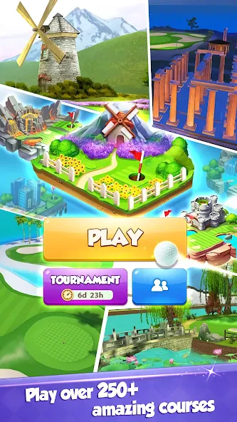 Golf Rival - Multiplayer Game (Гольф Ривал) [МОД: Деньги, Монеты и Меню MOD] Screenshot 4