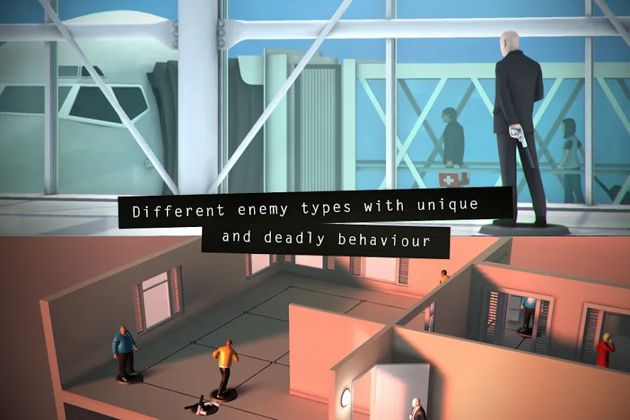 Hitman GO (Хитман ГО) [МОД: Много монет, Открытые уровни и Мега MOD] Screenshot 4