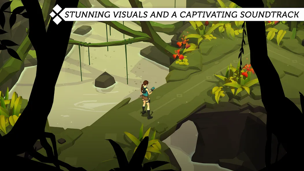 Lara Croft GO (Лара Крофт ГО) [МОД: Меню, Бесконечные монеты и Открытые уровни] Screenshot 3