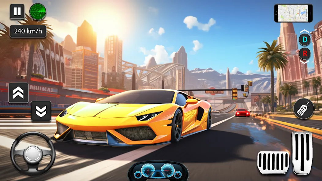 GT Car Stunt : Ramp Car Stunts (ДжиТи Кар Стант) [МОД: Бесконечные деньги, Монеты и Мега MOD] Screenshot 1