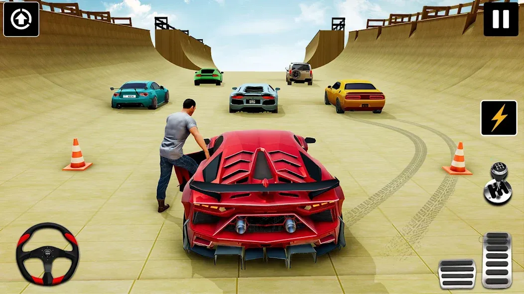 GT Car Stunt : Ramp Car Stunts (ДжиТи Кар Стант) [МОД: Бесконечные деньги, Монеты и Мега MOD] Screenshot 5