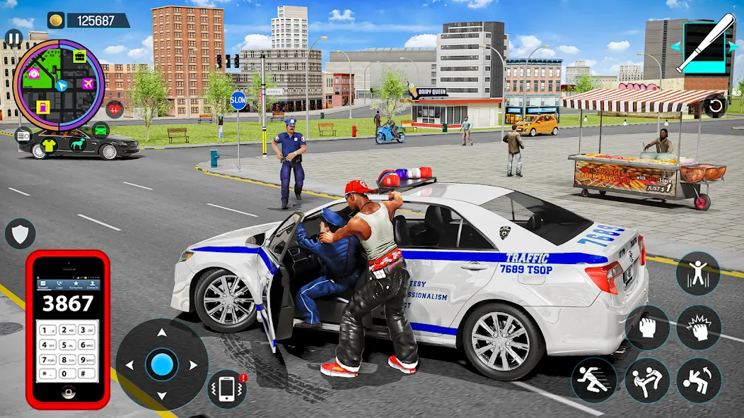 Gangster Mafia City Crime Game [МОД: Деньги, Монеты и Меню MOD] Screenshot 3