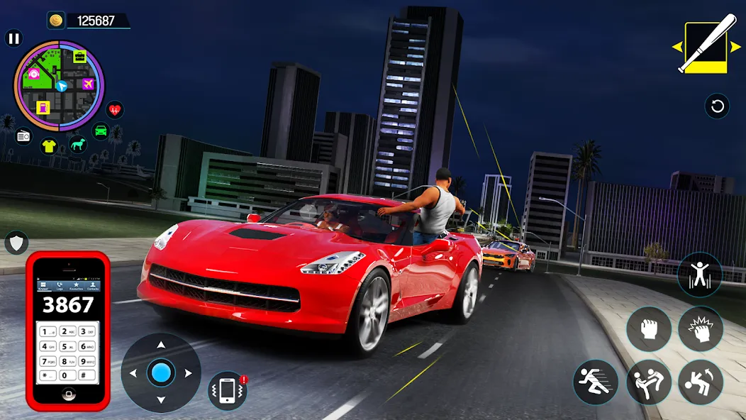 Gangster Mafia City Crime Game [МОД: Деньги, Монеты и Меню MOD] Screenshot 5