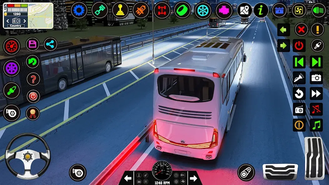 Bus Driving Games 3D: Bus Game [МОД: Много монет, Открытые уровни и Мега MOD] Screenshot 1