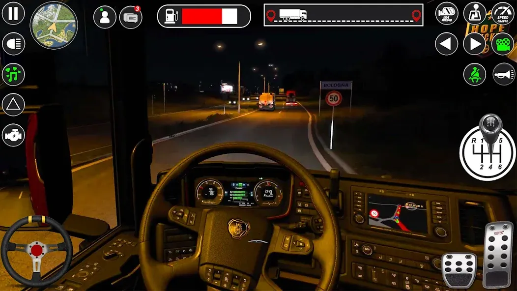 Euro Cargo Truck Simulator 3D [МОД: Все открыто, Дополнительные деньги и Меню MOD] Screenshot 2