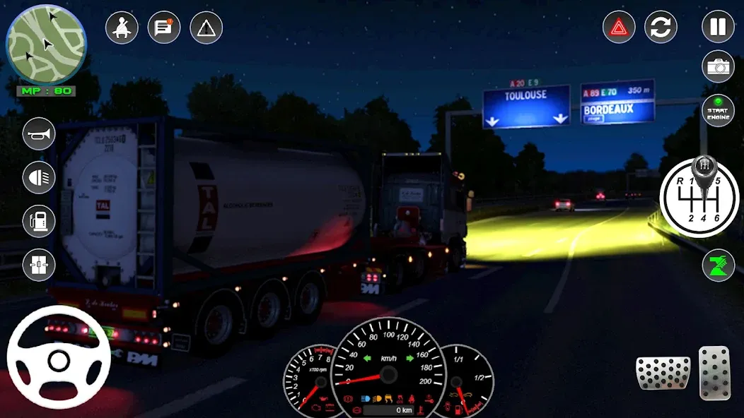 Euro Cargo Truck Simulator 3D [МОД: Все открыто, Дополнительные деньги и Меню MOD] Screenshot 5