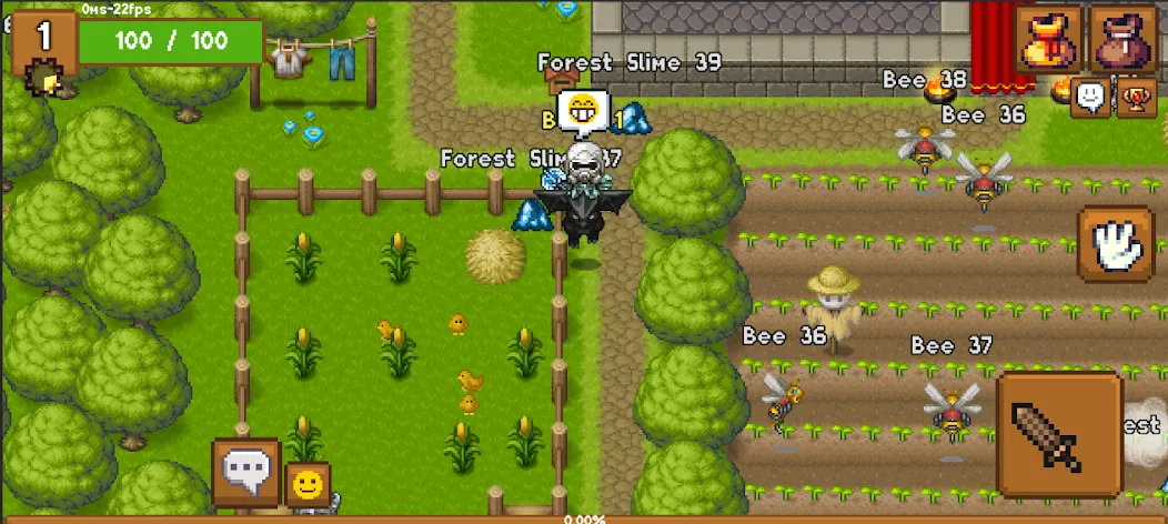 Heritage Online - MMORPG  2D (Херитед) [МОД: Много денег, Монет и Все открыто] Screenshot 1