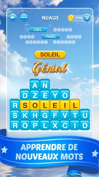 Mots Malins - Jeu de mots pro (Мо Малинс) [МОД: Много монет, Открытые уровни и Мега MOD] Screenshot 2