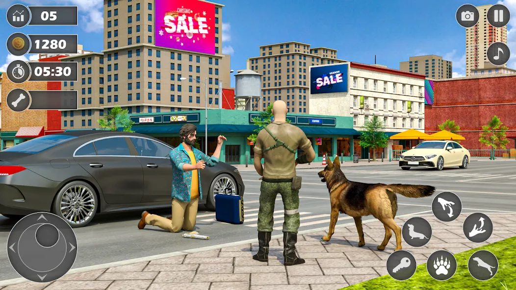 Dog Simulator Dog Game (Армейский симулятор собаки) [МОД: Деньги, Монеты и Меню MOD] Screenshot 3