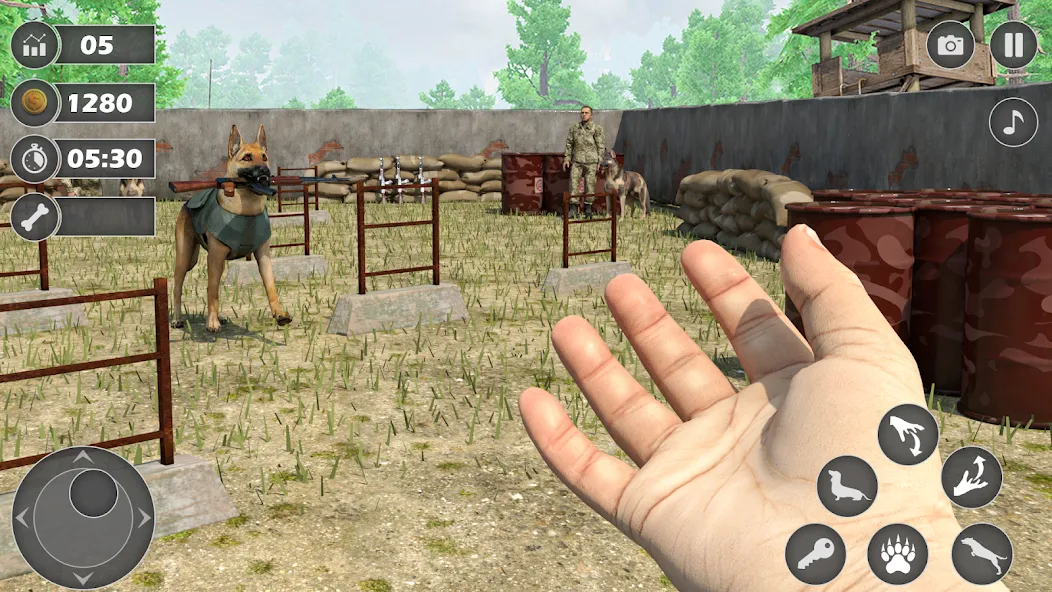 Dog Simulator Dog Game (Армейский симулятор собаки) [МОД: Деньги, Монеты и Меню MOD] Screenshot 4