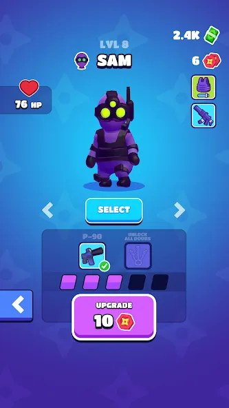 Stealth Master: Assassin Ninja (Стил Мастер) [МОД: Много монет, Открытые уровни и Мега MOD] Screenshot 2