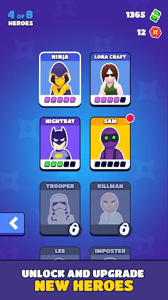 Stealth Master: Assassin Ninja (Стил Мастер) [МОД: Много монет, Открытые уровни и Мега MOD] Screenshot 3