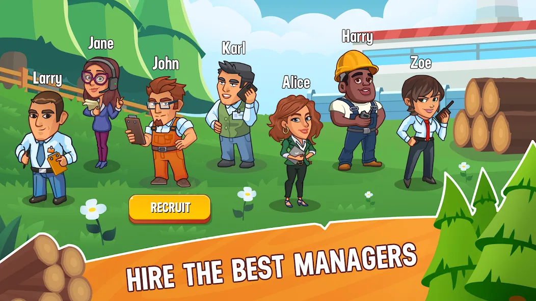 Lumber Inc Tycoon (Ламбер инк тайкун) [МОД: Бесконечные деньги, Монеты и Мега MOD] Screenshot 3