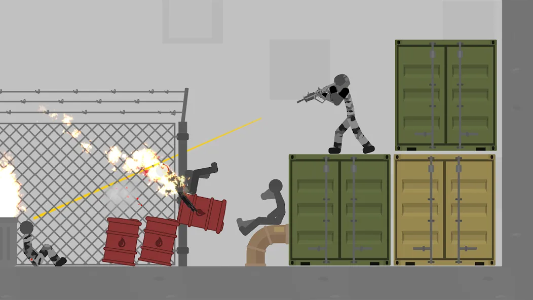 Stick 5: Playground Ragdoll [МОД: Много монет, Открытые уровни и Мега MOD] Screenshot 3