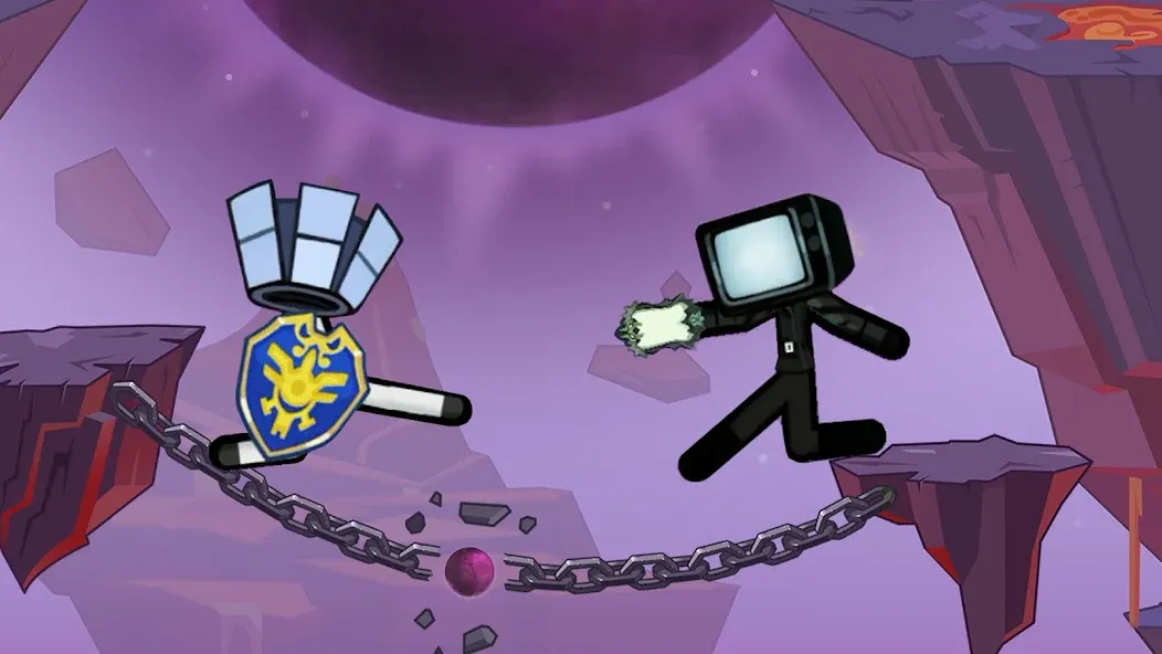 Stick Hero Fight Clash (Стикмен Герой) [МОД: Все открыто, Дополнительные деньги и Меню MOD] Screenshot 1