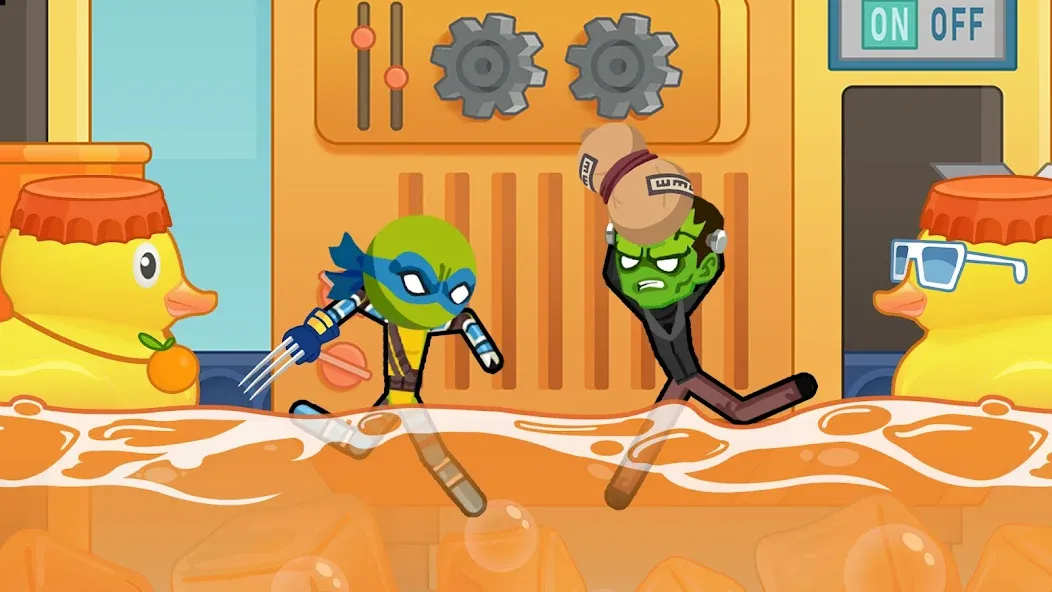 Stick Hero Fight Clash (Стикмен Герой) [МОД: Все открыто, Дополнительные деньги и Меню MOD] Screenshot 3