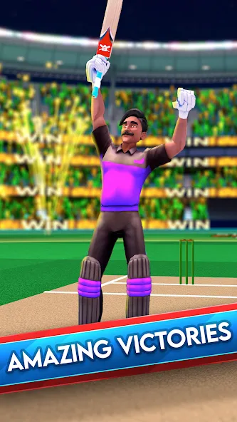 Stick Cricket Clash (тик Крикет Клаш) [МОД: Деньги, Монеты и Меню MOD] Screenshot 4