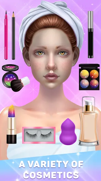 Makeover salon: Makeup ASMR (Мейковер салон) [МОД: Меню, Бесконечные монеты и Открытые уровни] Screenshot 3