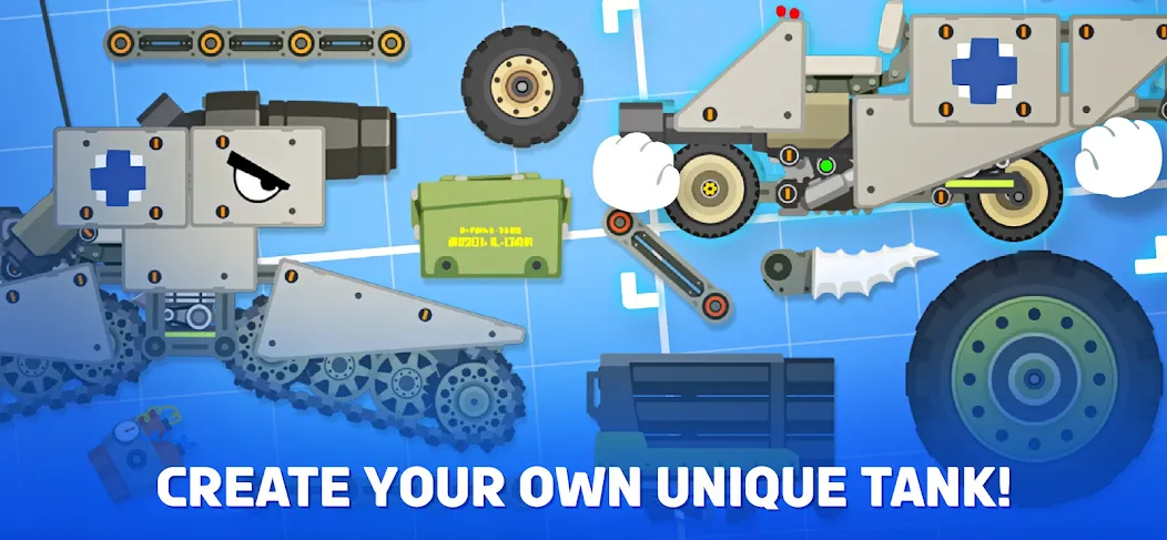 Super Tank Rumble [МОД: Бесконечные деньги, Монеты и Мега MOD] Screenshot 1
