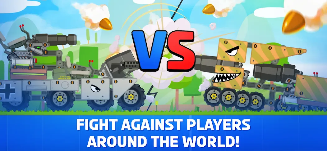 Super Tank Rumble [МОД: Бесконечные деньги, Монеты и Мега MOD] Screenshot 2
