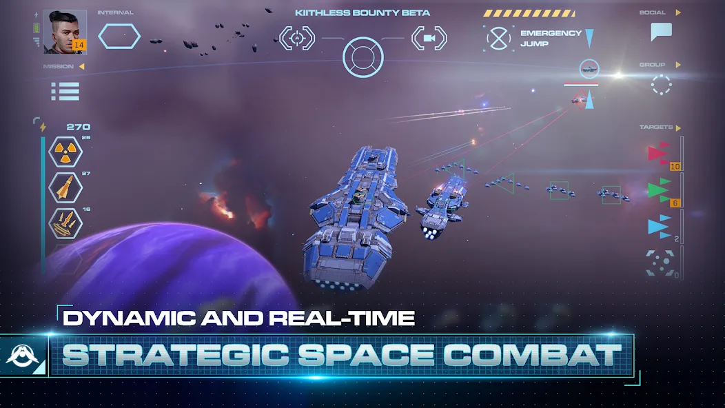 Homeworld Mobile: Sci-Fi MMO (Хоумворлд Мобаил) [МОД: Меню, Бесконечные монеты и Открытые уровни] Screenshot 2