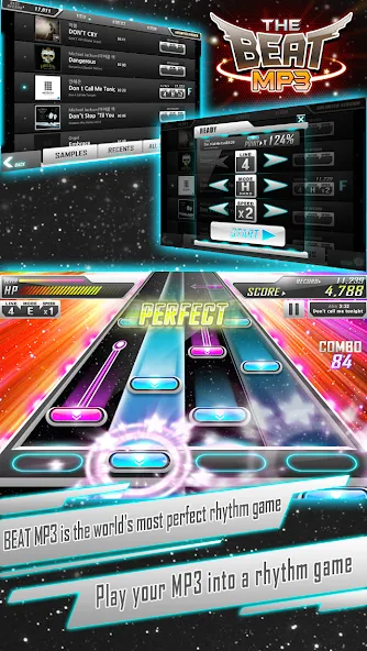 BEAT MP3 - Rhythm Game (БИТ МП3) [МОД: Меню, Бесконечные монеты и Открытые уровни] Screenshot 1