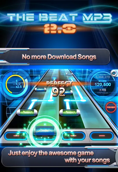 BEAT MP3 2.0 - Rhythm Game [МОД: Все открыто, Дополнительные деньги и Меню MOD] Screenshot 1