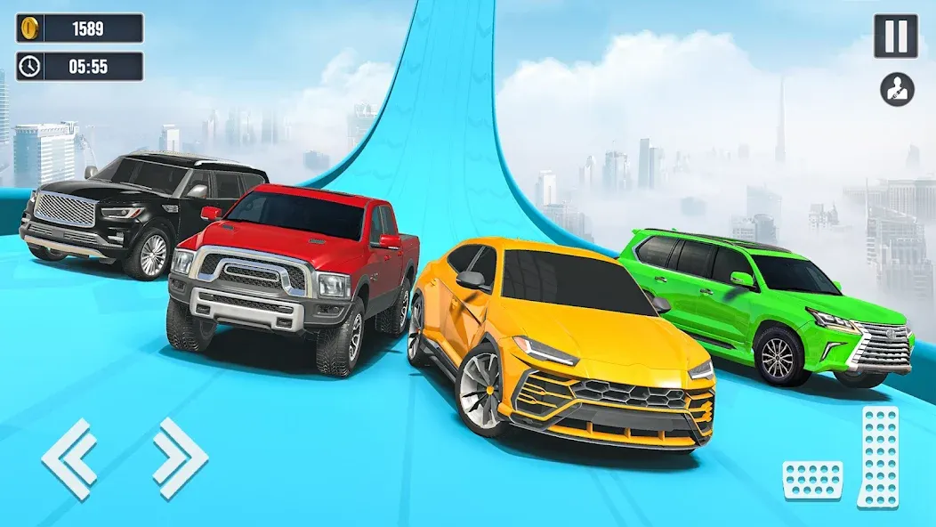 Car Stunt Games : Car Games 3D (Кар Стант Геймс) [МОД: Меню, Бесконечные монеты и Открытые уровни] Screenshot 2