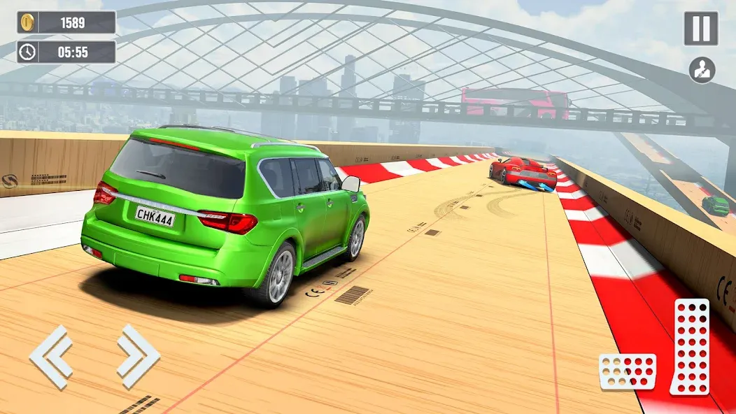 Car Stunt Games : Car Games 3D (Кар Стант Геймс) [МОД: Меню, Бесконечные монеты и Открытые уровни] Screenshot 3