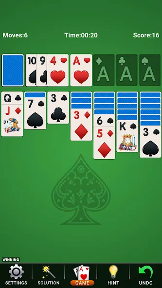 Solitaire: Classic Card Game [МОД: Много денег, Монет и Все открыто] Screenshot 1