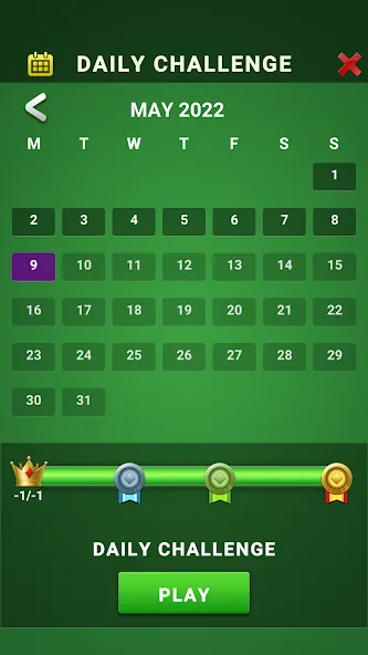 Solitaire: Classic Card Game [МОД: Много денег, Монет и Все открыто] Screenshot 2
