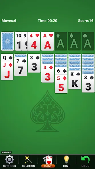 Solitaire: Classic Card Game [МОД: Много денег, Монет и Все открыто] Screenshot 3