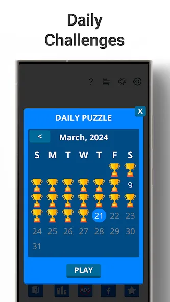 Sudoku Levels: Daily Puzzles [МОД: Много денег, Монет и Все открыто] Screenshot 2