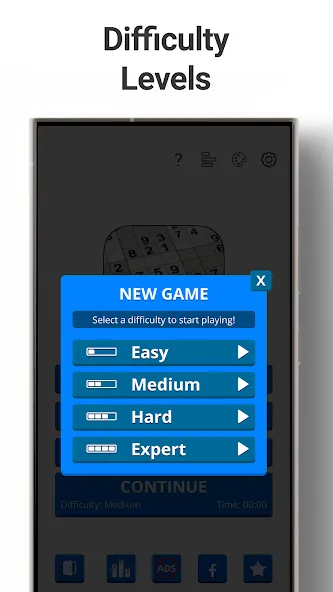 Sudoku Levels: Daily Puzzles [МОД: Много денег, Монет и Все открыто] Screenshot 4