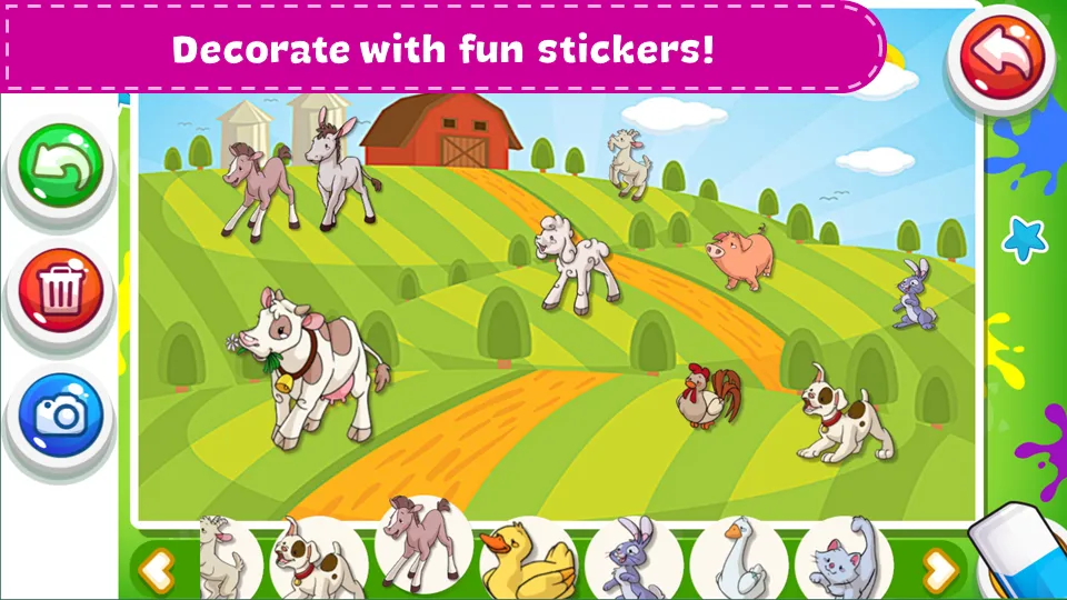 Coloring Book - Kids Paint [МОД: Все открыто, Дополнительные деньги и Меню MOD] Screenshot 2
