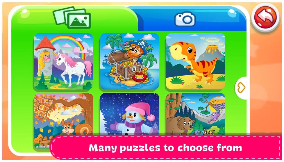 Kids Games - Puzzle World [МОД: Много монет, Открытые уровни и Мега MOD] Screenshot 3