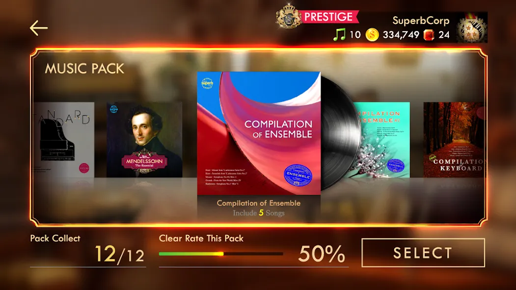 Pianista (Пианиста) [МОД: Меню, Бесконечные монеты и Открытые уровни] Screenshot 4