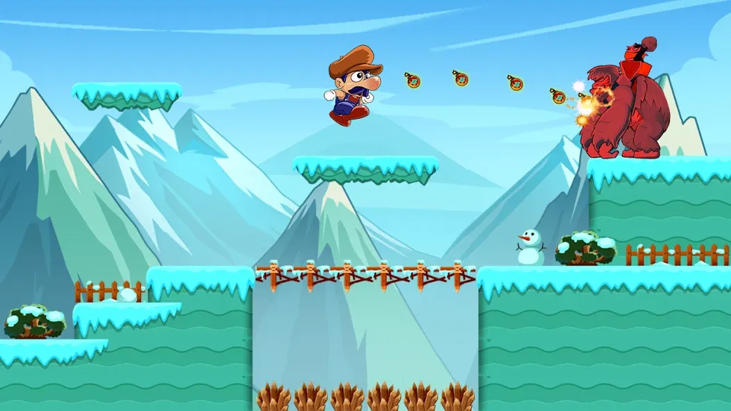 Super Bino Go:Adventure Jungle (Супер Бино Го) [МОД: Много денег, Монет и Все открыто] Screenshot 4